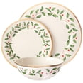 thumbnail image 1 of Set Set Set Set Lenox Holiday, 3 piezas, navideñas, rojo y verde, 1 of 4
