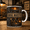 Black, variant on Blacksmith Mug Forge Master Coffee Cup, Rustic Forge Gift for Smiths and Metalworkers