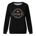 thumbnail image 4 of WEAIXIMIUNG Robe Sweat-Shirt avec Poches Mode Féminine Manches Longues Col Rond Grande Taille Imprimée Haut Sweat-Shirts, 4 of 4