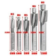 thumbnail image 3 of 10Pcs HSS Counterbore End Mill M3-M8 Pilot Slotting Tool Milling Cutter Countersink End Mills, 3 of 6