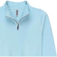thumbnail image 2 of Milltex Unisex Heavyweight Quarter Zip Fleece Jacket – Soft Cotton Blend Pullover Sweatshirt, High Neck Collar, Full Sleeve Warm Winter Casual Outerwear-Maroon, 2 of 2