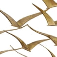 thumbnail image 5 of DecMode Gold Metal Foiled Flying Bird Wall Decor, 5 of 12