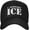 Black, variant on I Support Ice Hat I Stand with Ice Hat Trucker Cap for Men Women Black