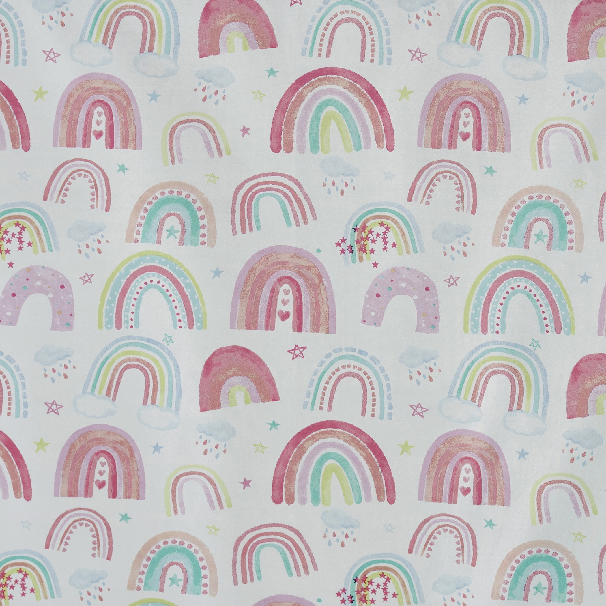 Sun Zero Rainbows Print 100% Blackout Grommet Single Curtain Panel In Multi,40" X 63"