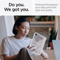 thumbnail image 4 of Compatible with iPad Pro 11 2022/2021/2020/2018 Back Case, Marble Pattern Back / Pattern Clear Back TPU Lightweight Ultra Slim Drop Protective Anti-Scratch Case Cover, Gray, 4 of 8