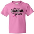thumbnail image 3 of Inktastic Breast Cancer Awareness My Grandma is a Fighter Youth T-Shirt, 3 of 5