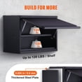 thumbnail image 3 of Metal Storage Cabinet, 20 Inch Tall, Wall Mount, 120lbs Capacity, 3 of 6
