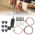 thumbnail image 3 of Guitar Accessory Kit, Guitar String Set Stainless Steel Guitar Bridge Pin Set  For Ukulele For Violin M02283, 3 of 8
