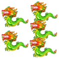 thumbnail image 3 of 5pcs Chinese New Year Balloons Dragon Shaped Balloons Spring Festival Balloon for New Year, 3 of 3