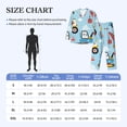 thumbnail image 4 of Balery Building Truck Pijama para Hombre de Dos Piezas con Manga Larga, Conjunto de Dormir y Descanso Suave con Bolsillos-Large, 4 of 7
