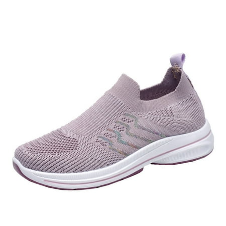 

Sneakers For Women Women Flat Trainer Shoes Leisure Breathable Mesh Outdoor Fitness Running Sport Sneakers Casual Shoes Women S Fashion Sneakers Mesh Purple 38