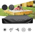 thumbnail image 4 of Sandbox Cover Square with Drawstring, Oxford Cloth Sandbox Canopy Waterproof Sandpit Pool Cover Anti UV Sandbox Protection Cover, 4 of 5