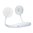 thumbnail image 4 of Portable Main Libre Bandeau Ventilateur Personnel Mini Cou Double USB Rechargeable Ventilateurs 3 Vitesses Réglables avec Double Tête de Conception pour Bureau à Domicile en Plein Air Voyager, Cinq Couleurs, 4 of 4