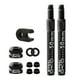 thumbnail image 1 of Válvulas de extensión de válvula Presta de neumático de rueda de metal 2pcs 50mm negro Sunnimix vástago de válvula sin cámara, 1 of 8
