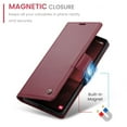 thumbnail image 4 of CaseMe Funda de Cuero para Samsung Galaxy A56 5G con Bloqueo RFID, para Samsung Galaxy A56 5G Funda para Mujer Hombre Tarjetero Cierre Magnético Funda Tipo Folio para Samsung Galaxy A56 5G, 4 of 11