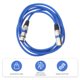 thumbnail image 3 of KALLORY Cable De Instrumento Azul Con Conector Metálico Xlr Macho A Resistente Y Funda De Pe, 3 of 7