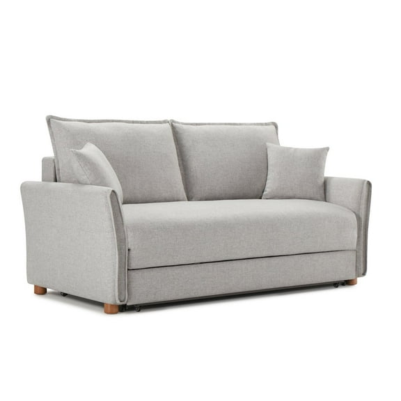 Acme Furniture Oran Sofa w/Sleeper in Gray Chenille