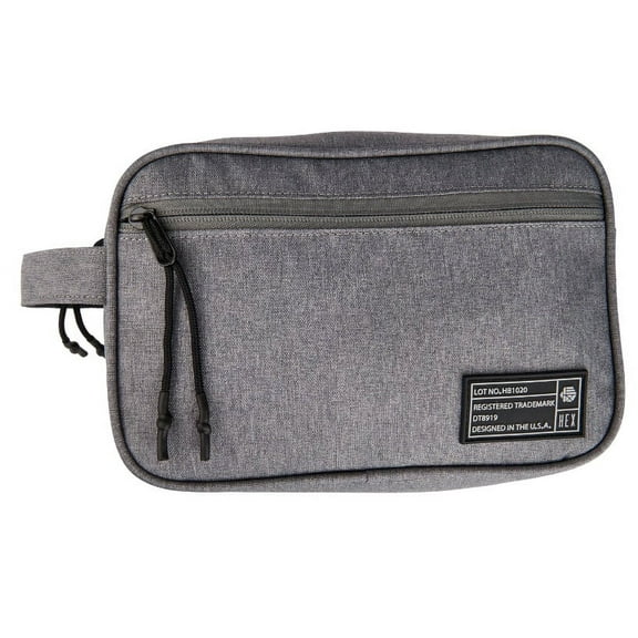 HEX Aspect Charcoal Dopp Kit - Toiletry Bag - HX2155-CHCL