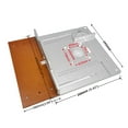 thumbnail image 4 of Riwcyla Set of 4 Router Table Insert Plate Aluminum Alloy Wood Milling Flip Board Machine Engraving Auxiliary Tool Woodworking Benches, 4 of 6