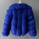 thumbnail image 4 of Puntoco Chaqueta De Invierno De Talla Grande Para Mujer, Cálida, Holgada, Con Cuello Levantado Y Pelo De Felpa, 4 of 5