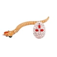 thumbnail image 1 of Orange Orange Remote Control Snake - 16 Inch Realistic Slithering Reptile Toy With Infrared Controller, Programmable Movement For Play Fun (0.44 Lbs), 1 of 3