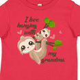 thumbnail image 4 of Inktastic Hanging With My Grandma Boys or Girls Toddler T-Shirt, 4 of 5