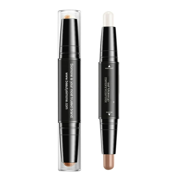 VOKE Face Makeup Pallet Concealer Pencil for Eyes Pearls for Makeup for Eyes Glow in The Dark Makeup Stick Light Makeup Double Headed Contouring Stick Face Retouching Highlighter Contouring