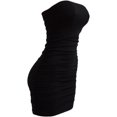 thumbnail image 4 of ORUYROP Robe Tube pour Femmes Aguichant à Bretelles Spaghetti Midi Extensible Moulante, 4 of 5