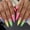 A, variant on Long Stiletto Press On Nails for Women, Solid Glossy Black Glue On Fake Nails, Full Cover Acrylic False Nail Tips, Gothic Spicy Girl Dark Trend Stick On Manicure, Reusable Artificial Nail Kit, 24Pcs