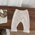 thumbnail image 5 of Utoimkio Toddler Baby Girls Cotton Pull On Pants Casual Elastic Waist Leggings for Infant Girls, 5 of 5