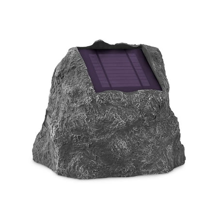 Victrola - Portable Bluetooth Solar Charging Outdoor Speakers (2-Pack) - Gray