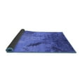 thumbnail image 2 of Ahgly Company Indoor Round Oriental Blue Industrial Area Rugs, 7' Round, 2 of 4