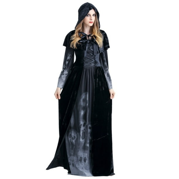 SHEMALL Halloween Role-Playing Demon Witch Vampire Cosplay Suit ...