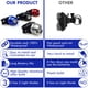 thumbnail image 3 of Yuarrent LED Cycle Bike Back Tail Light Lamp Faro delantero Lámpara recargable Type9 NO9, 3 of 6