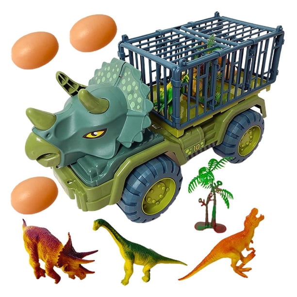 Camión Volquete De Dinosaurios, Excavadora De Dinosaurios De Rueda Libre, Juguete Artesanal Exquisito, Vehículo De Ingeniería De Dinosaurios, Educativo Para Niños En Casa Noticed FN003501-02