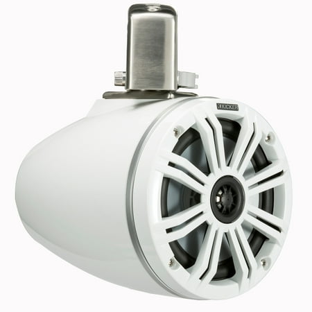 KICKER - 6-1/2" 2-Way Marine Speakers with Polypropylene Cones (Pair) - White