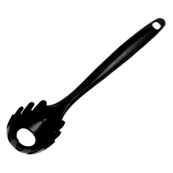 Chef Craft Melamine Spaghetti Fork Kitchen Utensil - Black 3 Pack