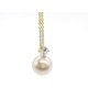 thumbnail image 2 of Collar en capas Con forma de disco chapado en oro Yashi 31773, 2 of 3