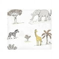 thumbnail image 3 of Hudson Baby Cotton Flannel Receiving Blankets Bundle, Neutral Safari World, One Size, 3 of 6