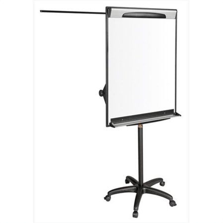 UPC: 0560375050098 | MasterVision EA48062119 Magnetic Gold Ultra Dry Erase Mobile Presentation Easel- Black & Silver