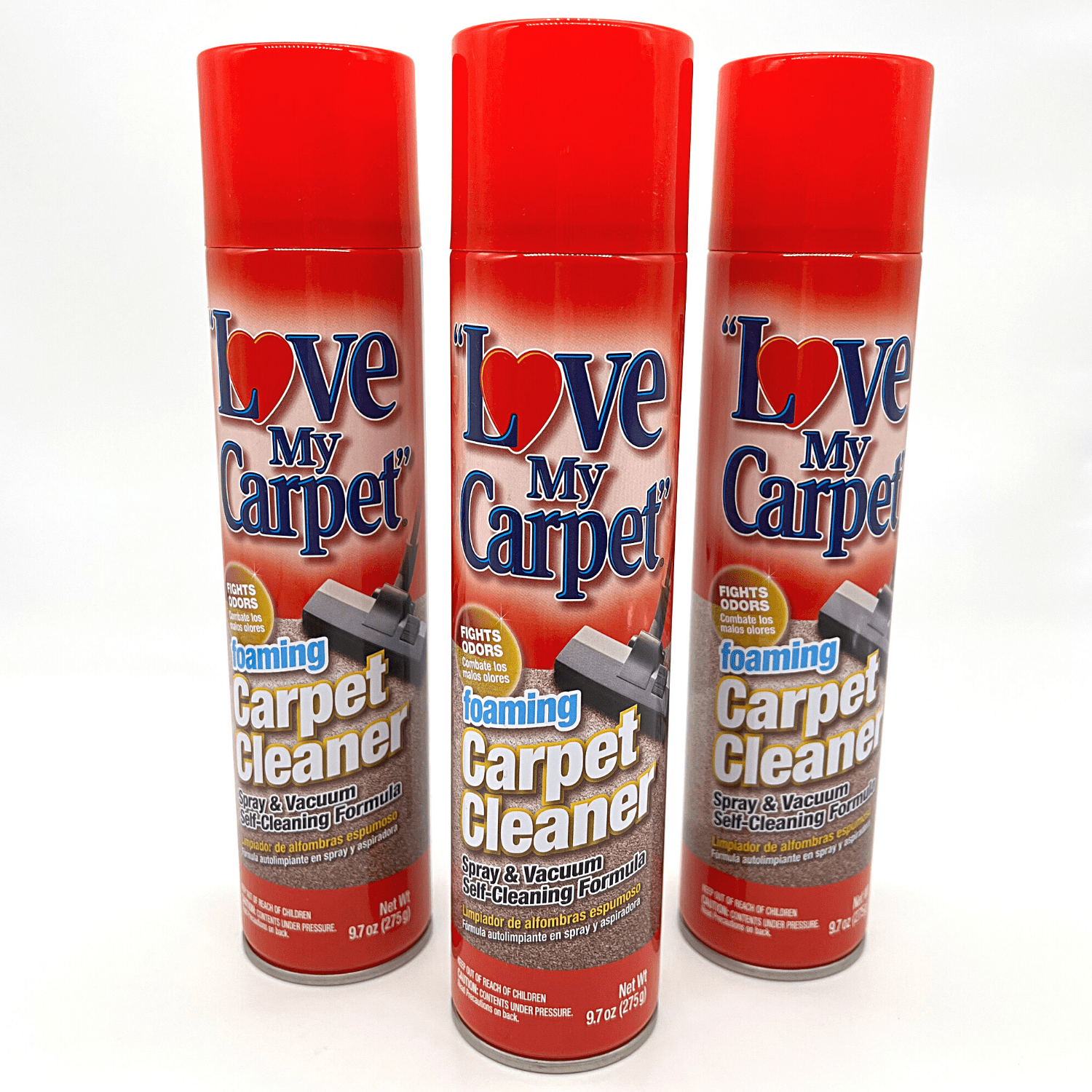 Carpet Cleaner - High Traffic Carpet Cleaner Foam - Deep Clean - Neutralizes Odor - 3 Pack
