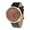 10044-BK, variant on Unisex Geneva Stainless Steel Back Wood-Look Dial Beige Faux Leather Strap Watch