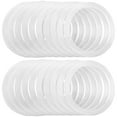 thumbnail image 1 of White Silicone Sealing Rings for Home Use Food Grade Supple and Reusable 20 Pieces, 1 of 9