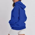 thumbnail image 3 of WILLBEST Chandails à Capuche Femme Mode Uni à Cordon avec Poche Sweat à Capuche jerzee, 3 of 4