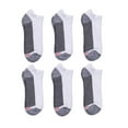 thumbnail image 3 of Hanes Low Cut 6-Pack Socks Mens Max Cushion, Wicking Cool ComfortBlend, 3 of 7