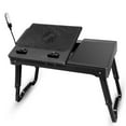 iMounTEK Laptop Desk Table, Foldable Bed Tray Ergonomic Design with 4