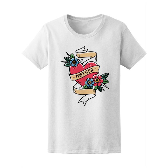 Mother Traditional Tattoo T-Shirt Women -Image by Shutterstock, Female x-Large