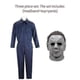 thumbnail image 4 of 2024 Adult Michael Myers Cosplay Costume Mask Props Halloween Jumpsuit Outfits Horror Bloody Killer Carnival Party Costume For Men, 4 of 4