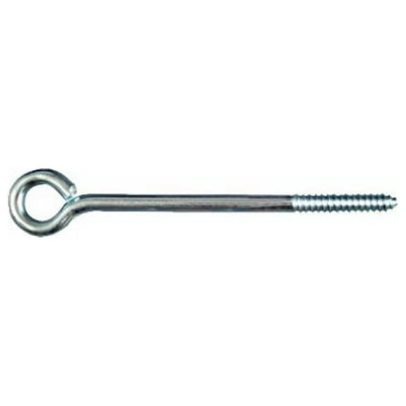 National Hardware 3/8 In. x 8 In. Zinc Lag Screw Eye N220-715 Pack of 10