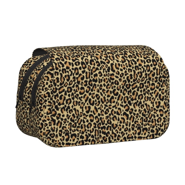 Easygdp Leopard1 para Estuche de Lápices con Tapa Flip, Suministros de Oficina y Universidad para Adolescentes y Adultos